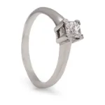 Diamantring i hvitt gull med 0,05 ct W-Si - 3062023