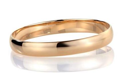 Armbånd gull. Classic armring buet profil, gult gull 14 kt, 10 mm - 01GU1065  Armbånd gull. Classic armring buet profil, gult gull 14 kt, 10 mm - 01GU1065