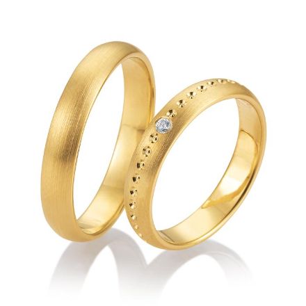 Gifteringer i gult gull 9 kt, 4 mm. BASIC LIGHT - 14805705 Gifteringer i gult gull 9 kt, 4 mm. BASIC LIGHT - 14805705