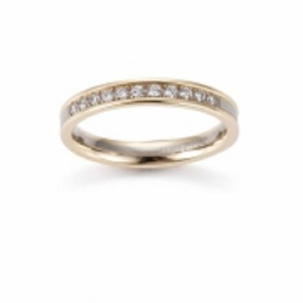 Diamantring Flerstens  0,165 ct TW-Si i 14kt gull - 2976533 Diamantring Flerstens  0,165 ct TW-Si i 14kt gull - 2976533