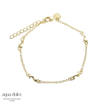 Armbånd i forgyldt sølv. RHUMBA BRACELET - 5104 Armbånd i forgyldt sølv. RHUMBA BRACELET - 5104