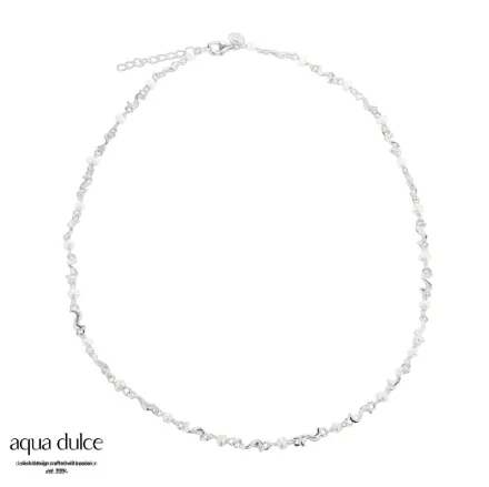 Halskjede i sølv. RHUMBA PEARL NECKLACE - 5178 Halskjede i sølv. RHUMBA PEARL NECKLACE - 5178