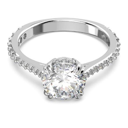 Swarovski ring Constella cocktail Princess cut, hvitt - 5645254 Swarovski ring Constella cocktail Princess cut, hvitt - 5645254
