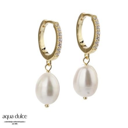 Øredobber i forgyldt sølv. DARLING PEARL - 5303 Øredobber i forgyldt sølv. DARLING PEARL - 5303