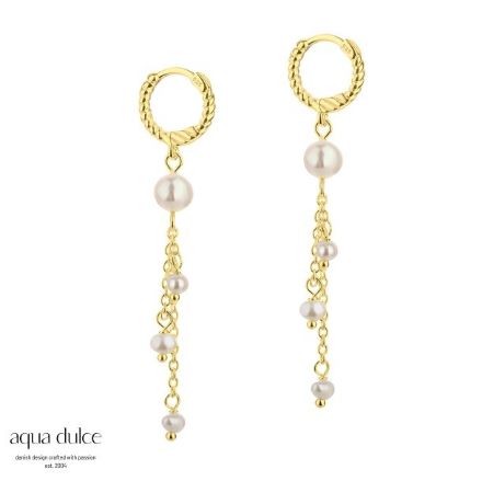 Øredobber i forgyldt sølv. CHRISTI - 5114 Øredobber i forgyldt sølv. CHRISTI - 5114