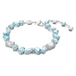 Swarovski armband Gema Mixed cuts, hvitt - 5666018