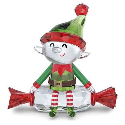 Swarovski figurer Holiday Cheers Dulcis Elf - 5655435 Swarovski figurer Holiday Cheers Dulcis Elf - 5655435
