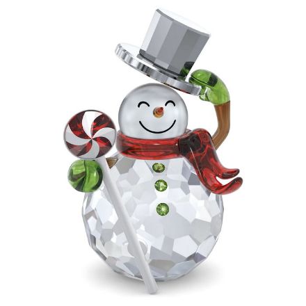 Swarovski figurer Holiday Cheers Dulcis Snowman - 5655434 Swarovski figurer Holiday Cheers Dulcis Snowman - 5655434