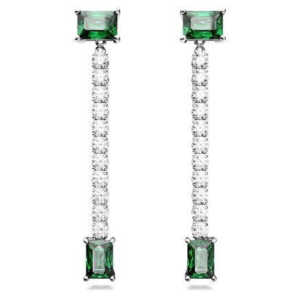 Swarovski øredobber Matrix drop Mixed cuts, hvitt - 5665786 Swarovski øredobber Matrix drop Mixed cuts, hvitt - 5665786