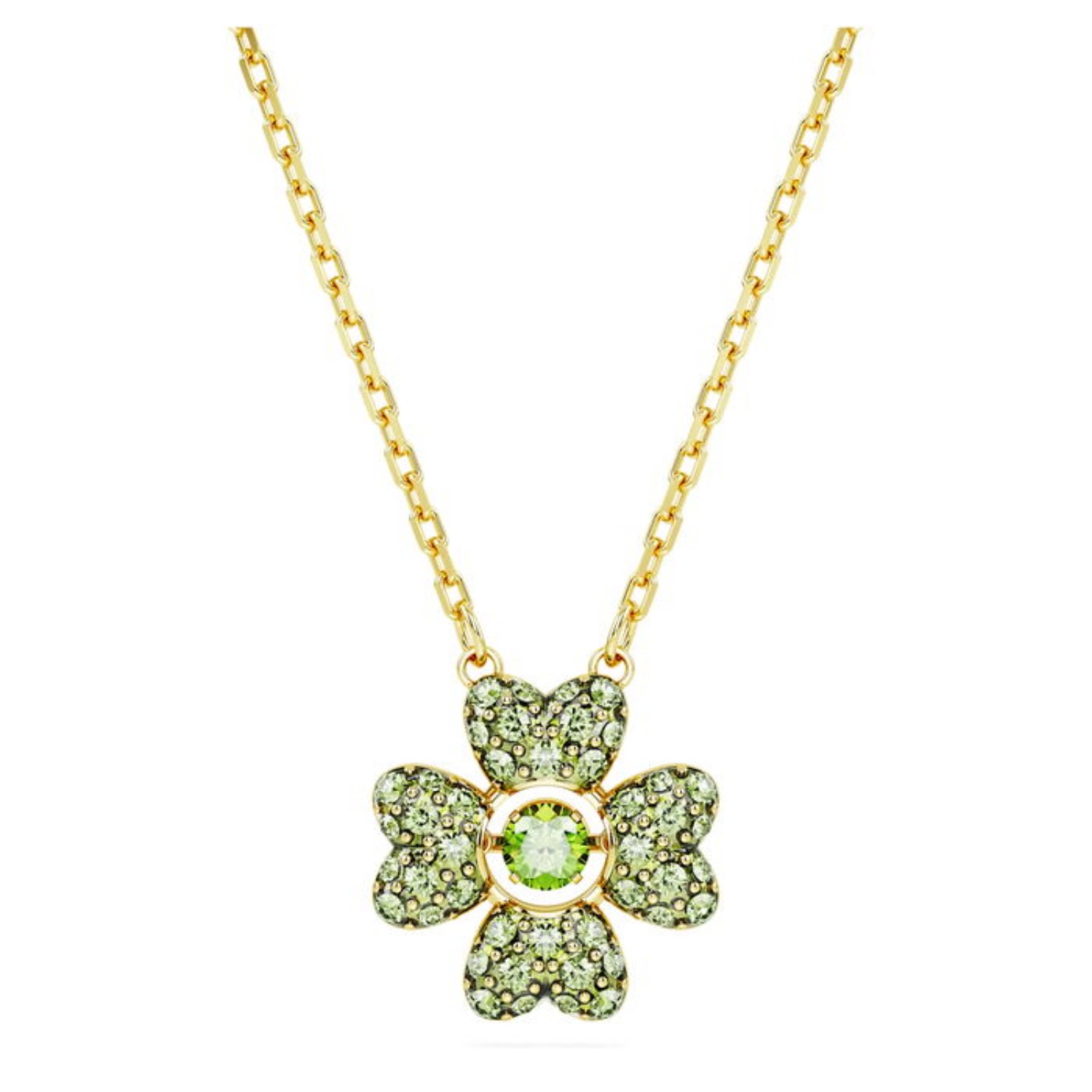 Swarovski smykke Idyllia Clover, gult - 5671144