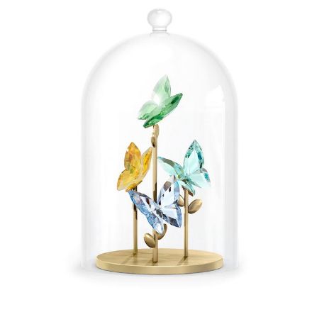 Swarovski figurer Jungle Beats Butterfly Bell Jar - 5619219 Swarovski figurer Jungle Beats Butterfly Bell Jar - 5619219