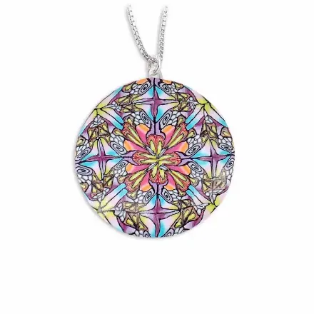 Smykke Lantana 35x35 mm, håndlaget - 240838 Smykke Lantana 35x35 mm, håndlaget - 240838