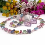 Swarovski collier Gema, flerfarget - 5656397