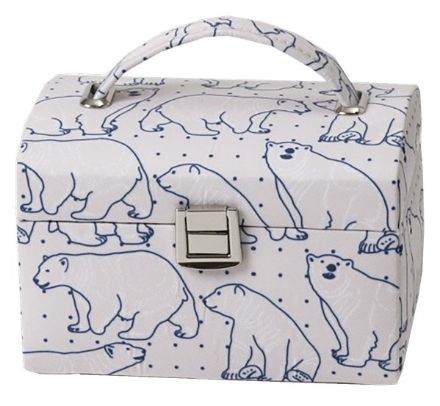 Smykkeskrin 36219 Isbjørn, hvit, 150x115x100mm - 3463783 Smykkeskrin 36219 Isbjørn, hvit, 150x115x100mm - 3463783