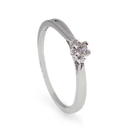 Diamantring forlovelsesring Sitara 0,10 ct W-SI - 222110 Diamantring forlovelsesring Sitara 0,10 ct W-SI - 222110