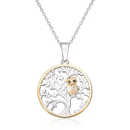 Smykke Livets tre i sølv forgylt - 3009142 Smykke Livets tre i sølv forgylt - 3009142