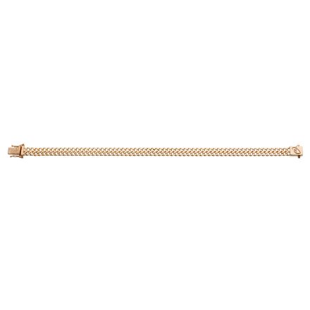 Armbånd gull, 18 karat, 6,4 mm /20 cm - 01-ARR100-20 Armbånd gull, 18 karat, 6,4 mm /20 cm - 01-ARR100-20