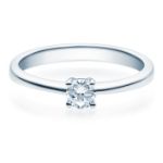 Diamantring forlovelsesring 0,50 ct i 14kt gull. Lilya - 18008050