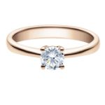 Diamantring forlovelsesring 0,50 ct i 14kt gull. Lilya - 18008050