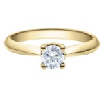 Diamantring forlovelsesring 0,50 ct i 14kt gull. Naima - 18009050