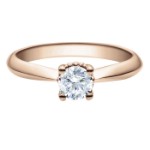 Diamantring forlovelsesring 0,50 ct i 14kt gull. Naima - 18009050