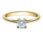 Diamantring forlovelsesring 0,50 ct i 14kt gull. Soria - 18010050