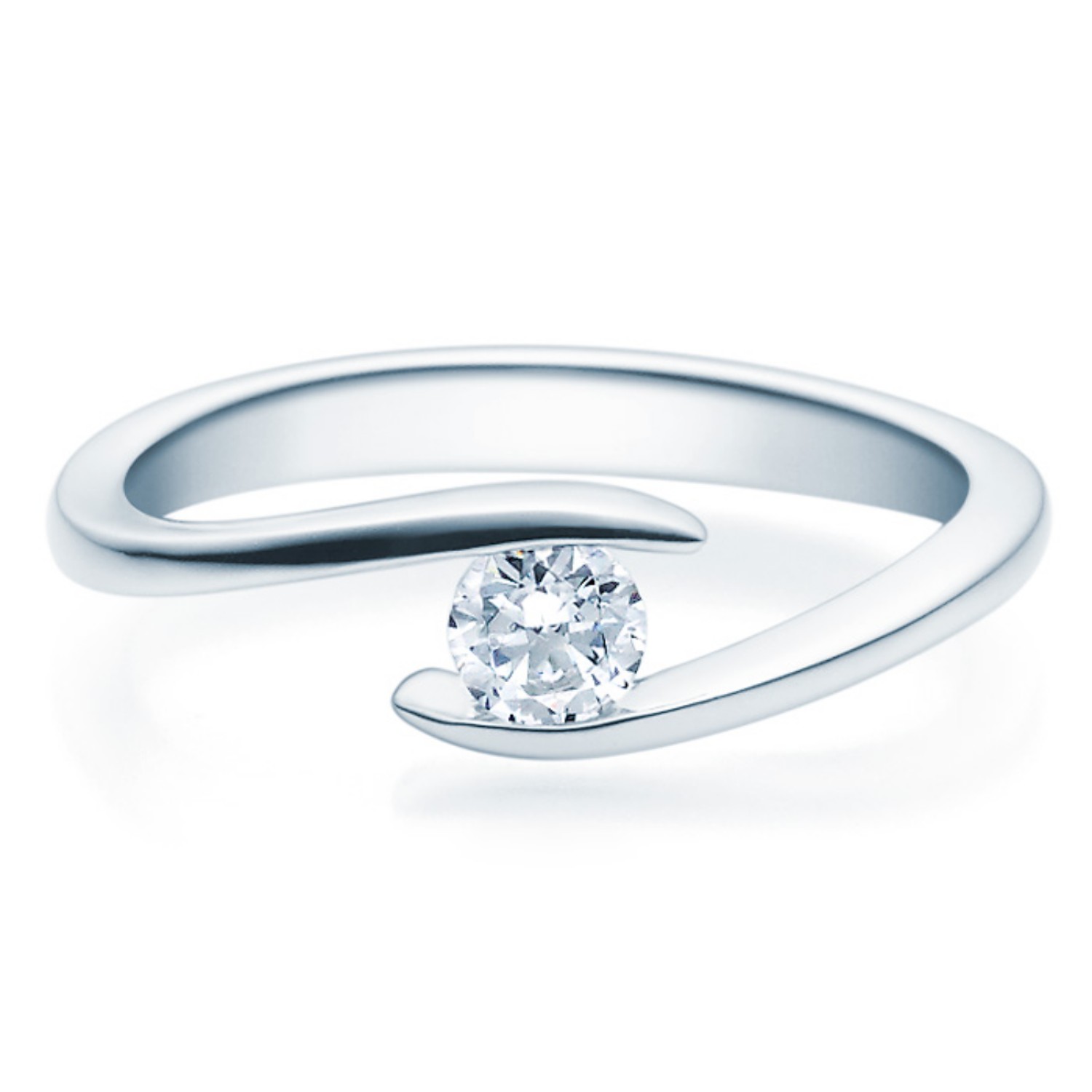 Diamantring forlovelsesring  0,25 ct i 14kt gull. Afrodite - 18015025