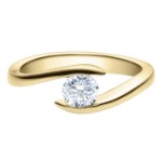 Diamantring forlovelsesring  0,50 ct i 14kt gull. Afrodite - 18015050