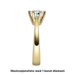 Enstens diamantring Diona 14 kt gull med 0,40 ct TW-Si.Magic Moments -18001040