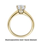 Enstens diamantring Violetta 14 kt gull med 0,20 ct TW-Si.Magic Moments -18003020