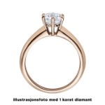 Enstens diamantring Violetta 14 kt gull med 0,40 ct TW-Si.Magic Moments -18003040