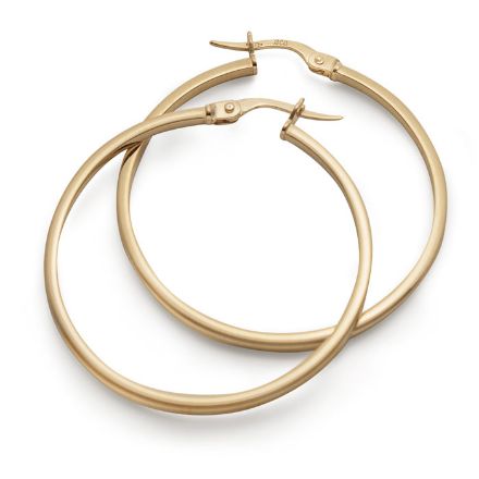 Øreringer i gull 14kt, 30 mm/2 mm. SVEDBOM - 06-69-1000 Øreringer i gull 14kt, 30 mm/2 mm. SVEDBOM - 06-69-1000