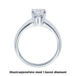 Diamantring forlovelsesring  0,30 ct i 14kt gull. Elissa - 18004030