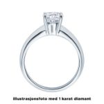 Diamantring forlovelsesring  0,50 ct i 14kt gull. Elissa - 18004050