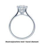 Enstens diamantring Leticia med 0,20 ct i 14kt gull. TW-Si. -18007020