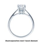 Diamantring forlovelsesring 0,30 ct i 14kt gull. Soria - 18010030