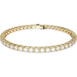 Swarovski armband Matrix Tennis Round cut, gult - 5657664