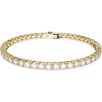 Swarovski armband Matrix Tennis Round cut, gult - 5657664