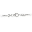 Singapore kjede i hvitt gull 14 kt, 45 cm, bredde 2.2 mm - 14HV2245