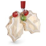 Swarovski figur Holiday Cheers Gingerbread Holly Leaves Ornament - 5656277