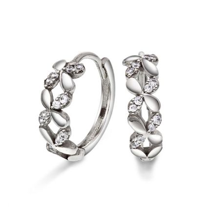 Gull øredobber Kreol med zirkonia - 53157 Gull øredobber Kreol med zirkonia - 53157