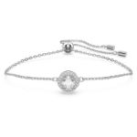 Swarovski armbånd Constella bracelet Round cut, White, Rhodium plated - 5636266