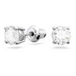 Swarovski smykkesett Matrix Tennis set Round cut, White, Rhodium plated - 5647730