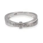 Gullring i 14kt med diamanter 0.06 ct W-Si - 150124