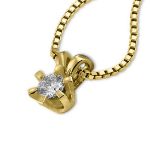 Diamantsmykke Sofia i gull med 0,18 ct W-Si-1120815