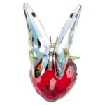 Swarovski figurer Idyllia Butterfly and Strawberry - 5666846