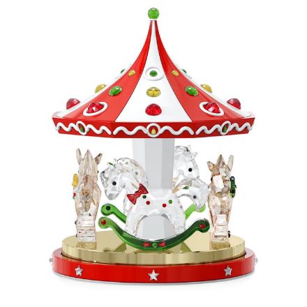 Swarovski figurer Holiday Cheers Carousel - 5637096 Swarovski figurer Holiday Cheers Carousel - 5637096