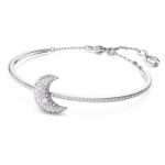 Swarovski armbånd Luna bangle Moon, White, Rhodium plated - 5666175