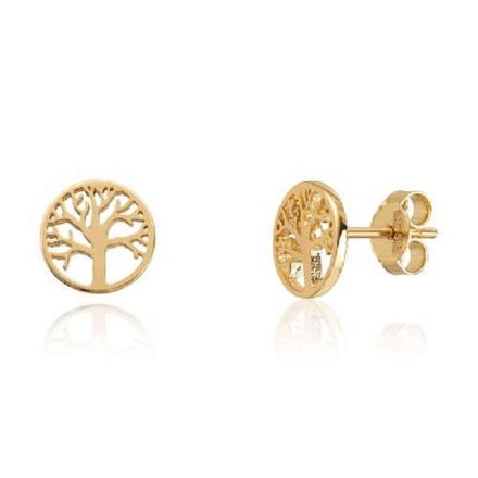 Øredobber Livets tre 585 i gult gull 14 kt, 8.4 mm - 47319 Øredobber Livets tre 585 i gult gull 14 kt, 8.4 mm - 47319