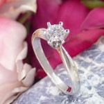 Diamantring forlovelsesring  Athene 0,50ct R-Si-50329050